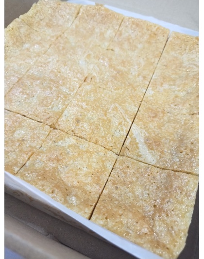 Brown Butter Cashew Blondie